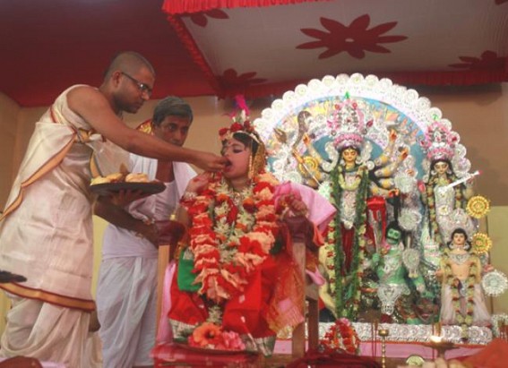 Ramakrishna Mission Kumari Puja held on Thursday